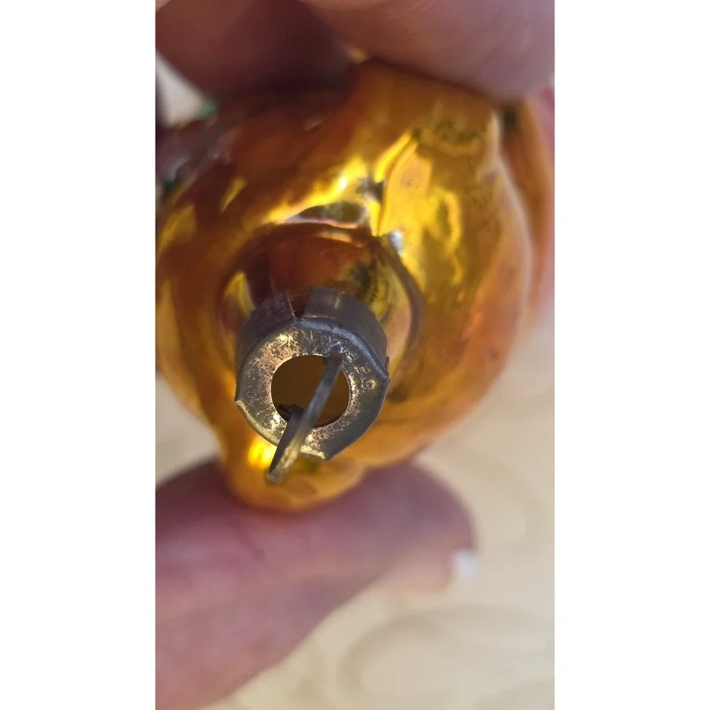 Vintage Antique Blown Glass PUPPY DOG Figurine‎ Christmas Ornament West Germany